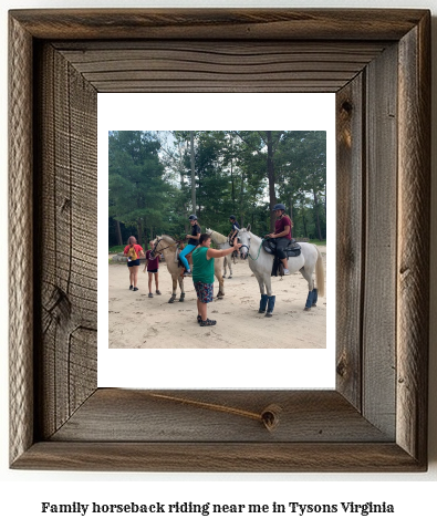 family horseback riding near me in Tysons, Virginia